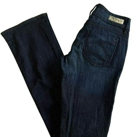 Women Blue Skinny Jeans Dylan George Sandra Baby Boot Size 25 RN 125518 - Picture 1 of 16